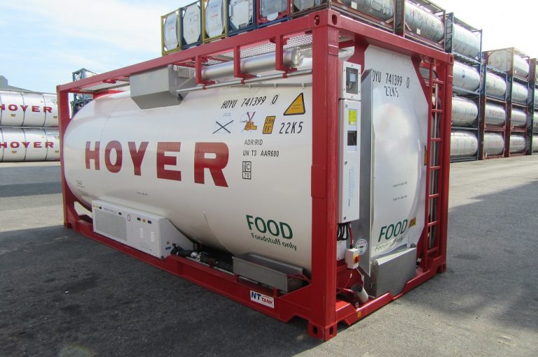 One of the new containers