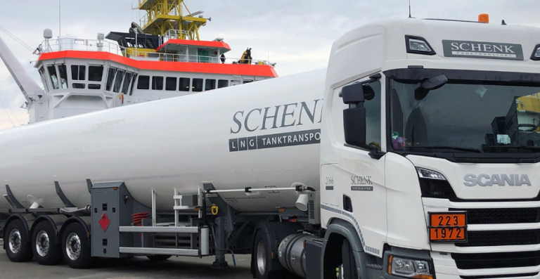 LNG was delivered to the ship