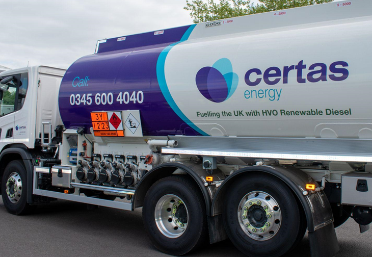 Certas Energy tankers help boost transport infrastructure
